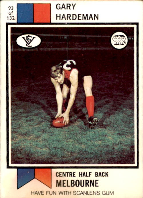 Gary Hardeman, 1974 Scanlens VFL
