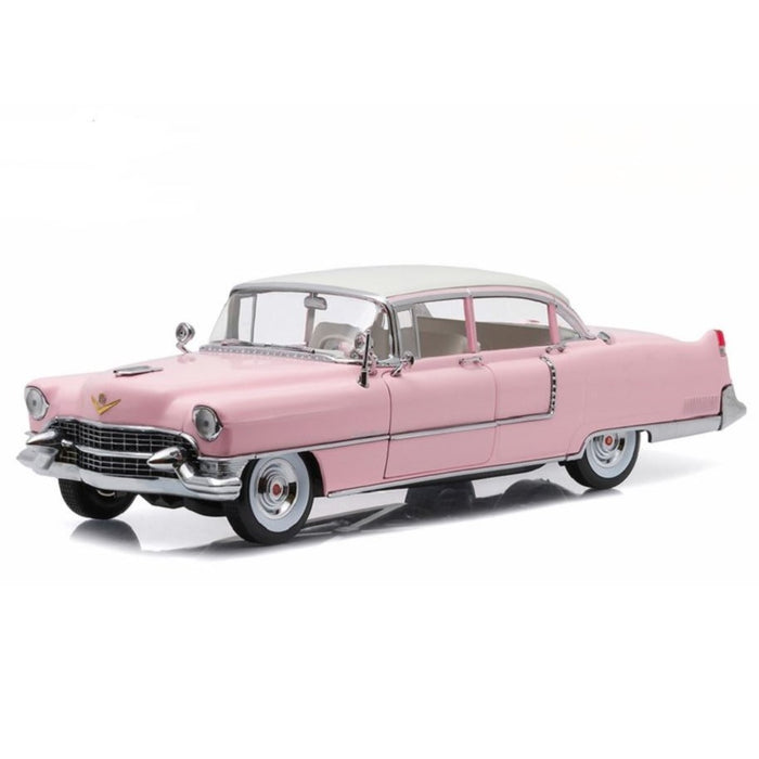 1955 Pink Cadillac Fleetwood, 1:18 Scale Diecast Car