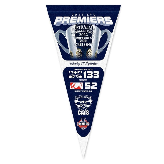 Geelong Cats, 2022 Premiers Score Pennant