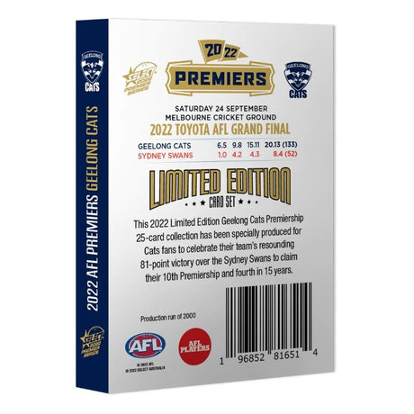 2022 AFL Premiers Geelong Cats Card Set