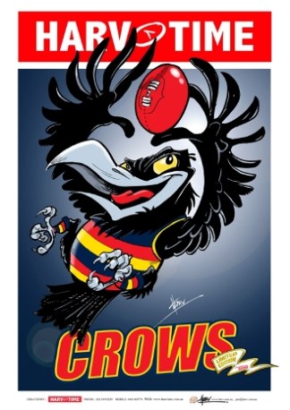 Adelaide Crows, Mascot Harv Time Poster