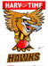 Hawthorn Hawks, Mascot Print Harv Time Poster