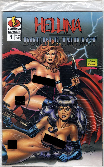 Hellina Double Impact #1 (1996) Nude Cover Comic