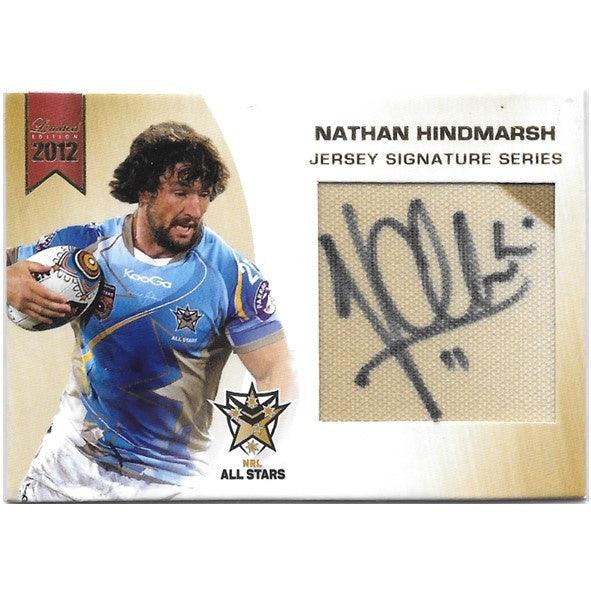Nathan Hindmarsh, Brown Jersey Signature Series, 2012 ESP Limited NRL