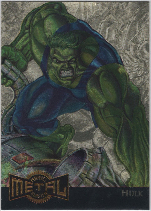 Hulk, Gold Blaster, 1995 Marvel Metal Universe