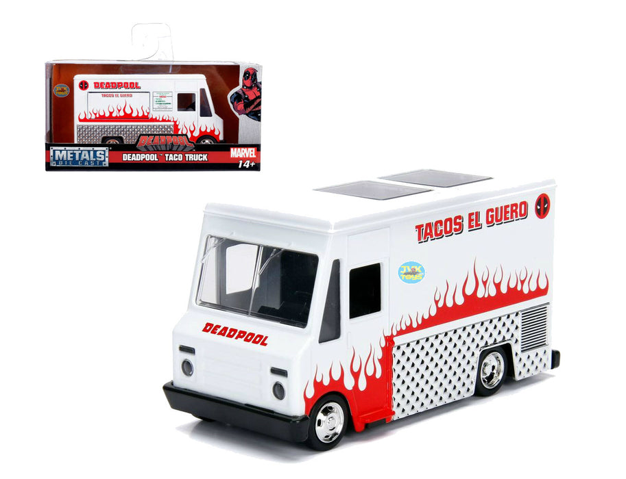 Deadpool - Food Truck White Hollywood Rides 1:32 Scale Diecast Vehicle
