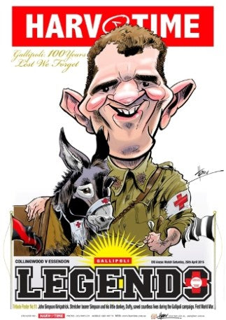 Gallipoli Stretcher Bearer John Simpson Kirkpatrick & Duffy the Donkey