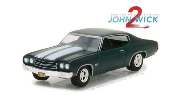 John Wick 2, 1970 Chevrolet Chevelle SS 396, 1:64 Diecast Vehicle