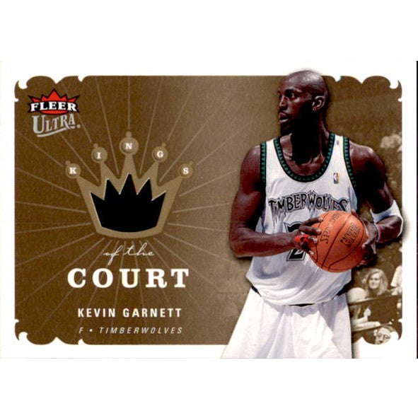 Kevin Garnett, Kings of the Court Jersey, 2006-07 Fleer Ultra Basketball NBA