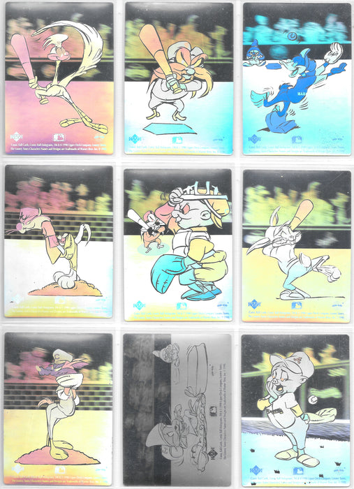 1990 Upper Deck Looney Tunes Comic Ball Hologram Set of 9 cards