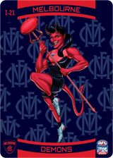 Melbourne Demons Mascot, 3D Icons, 2021 Teamcoach AFL