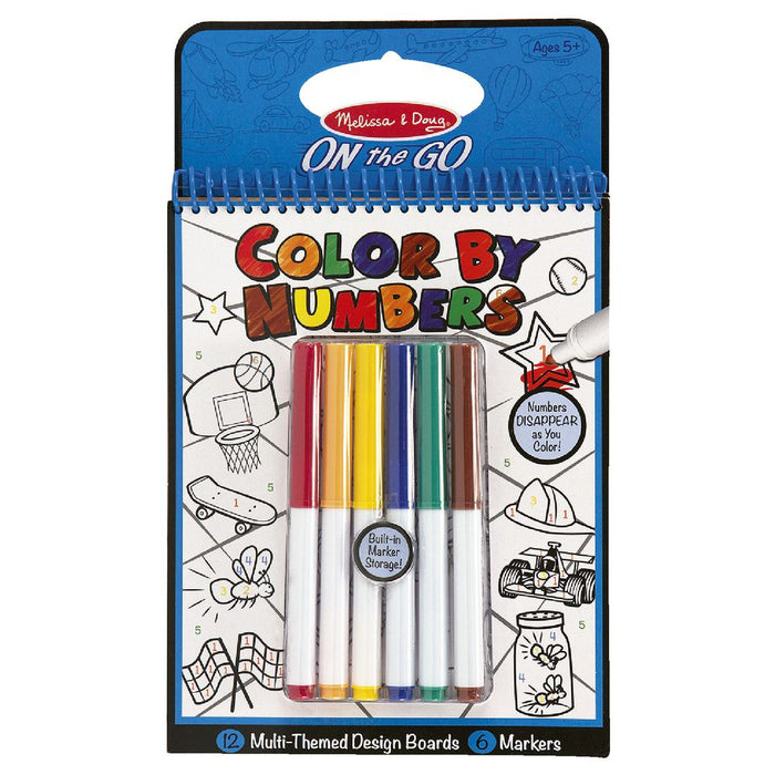 Melissa & Doug - On The Go - Colour by Numbers Activity Book