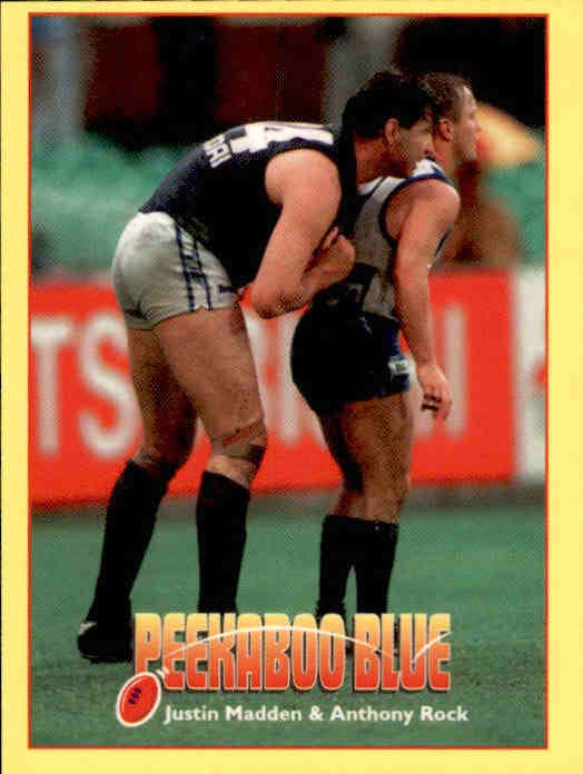 Justin Madden & Anthony Rock, Maggi Footy Bloopers, 1997 Select AFL