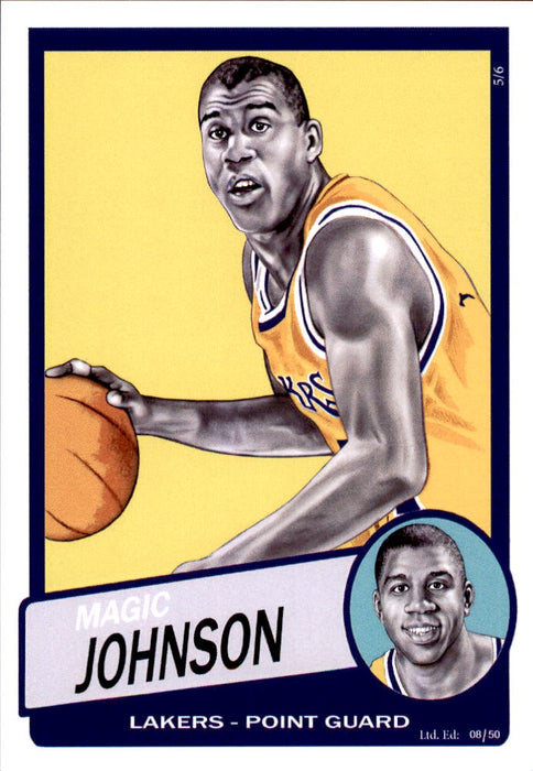Magic Johnson, Basketball Legends by Noel