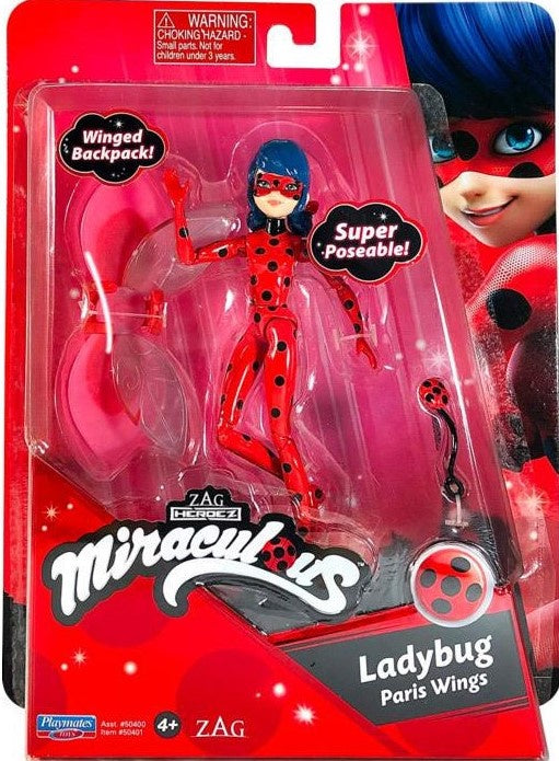 Miraculous Ladybug - Ladybug Paris Wings 5” Action Figure