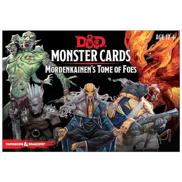 Dungeons & Dragons D&D Spellbook Cards Mordenkainens Tome of Foes Deck