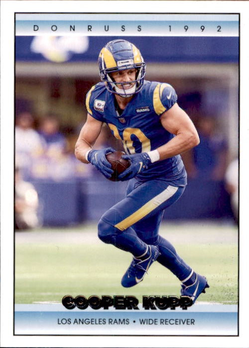 Cooper Kupp, 1992 Donruss Retro, Silver Foil, 2022 Panini Donruss Football NFL