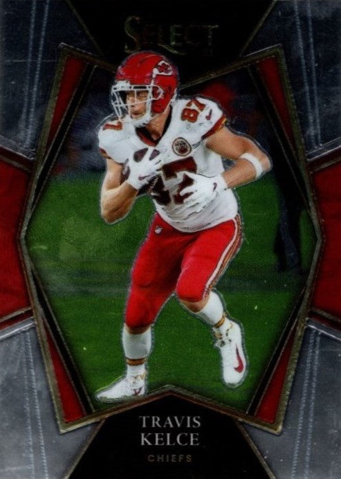 Travis Kelce, Premier Level, 2021 Panini Select Football NFL