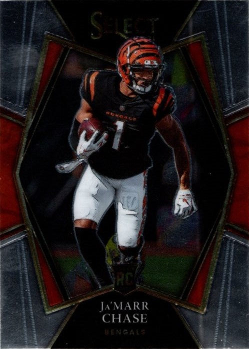 Ja'Marr Chase, RC, Premier Level, 2021 Panini Select Football NFL