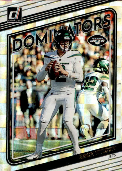Zach Wilson, Dominators, 2022 Panini Donruss Football NFL