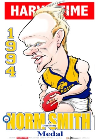 Dean Kemp, 1994 Norm Smith Medal, Harv Time Poster
