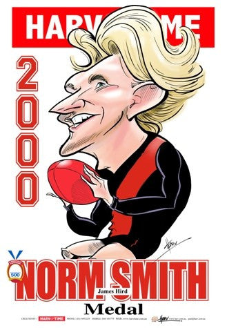 James Hird, 2000 Norm Smith Medal, Harv Time Poster