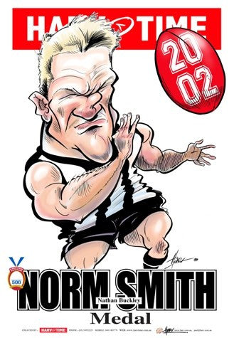 Nathan Buckley, 2002 Norm Smith Medal, Harv Time Poster