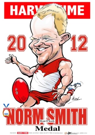 Ryan O'Keefe, 2012 Norm Smith Medal, Harv Time Poster