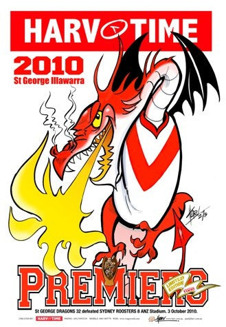 St George Dragons, 2010 Premiers, Harv Time Poster