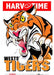 Wests Tigers, NRL Mascot Print Harv Time Poster