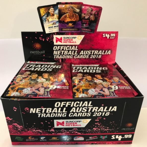 2018 TapnPlay Suncorp Super Netball Trading Card Series, 36 pack box