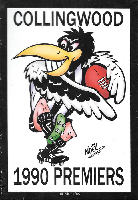 Collingwood Magpies 1990 Premiers Card Set by Noel