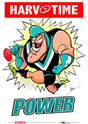 Port Adelaide Power, Mascot Print Harv Time Poster