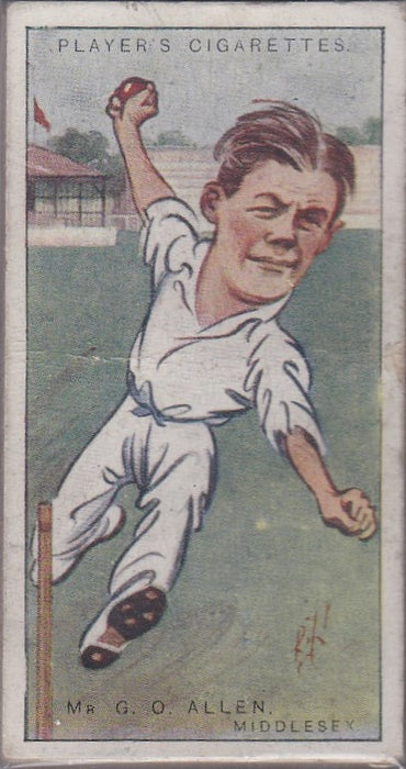 1926 John Player Cigarettes, Cricketers by RIP Set