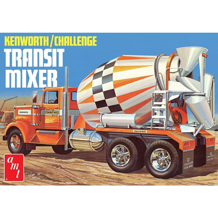 Kenworth Transit Cement Mixer Truck, 1:25 Scale Model Kit