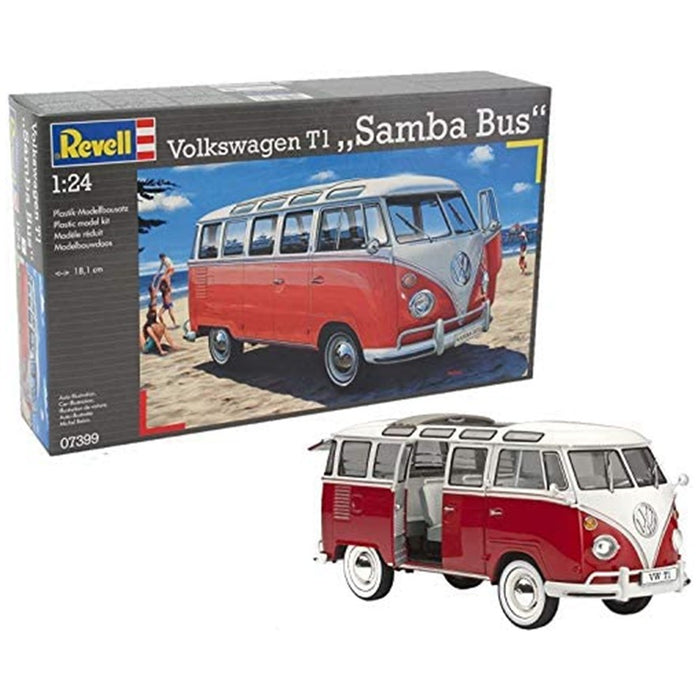 REVELL VW T1 SAMBA BUS 1:24 Scale MODEL KIT