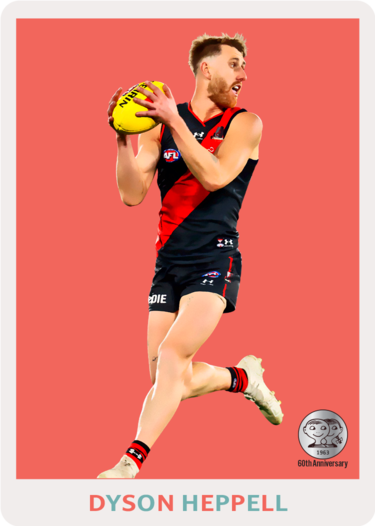 Dyson Heppell, Scanlens 60th Anniversary, 2023 Teamcoach AFL