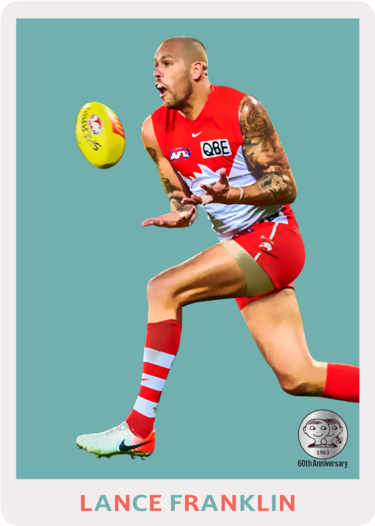Lance Franklin, Scanlens 60th Anniversary, 2023 Teamcoach AFL