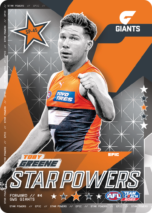 Toby Greene, Star Powers, 2023 Teamcoach AFL