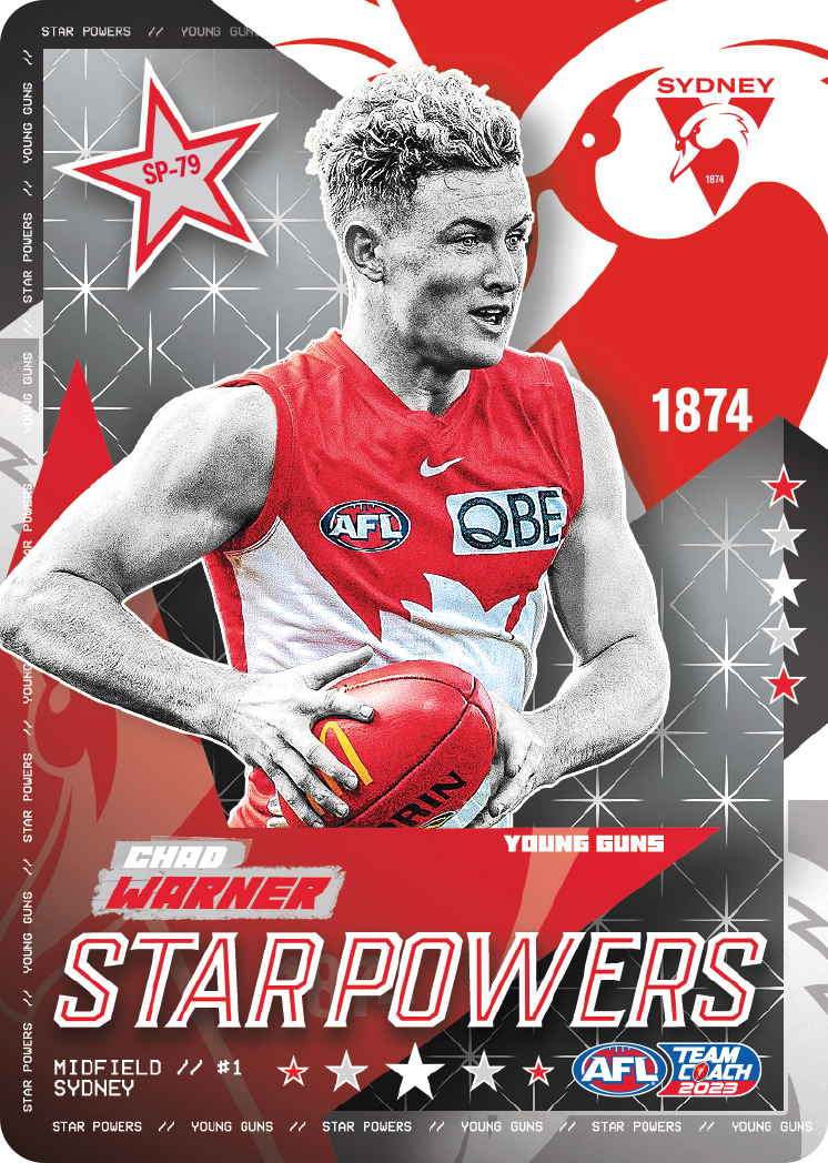 Chad Warner, Star Powers, 2023 Teamcoach AFL