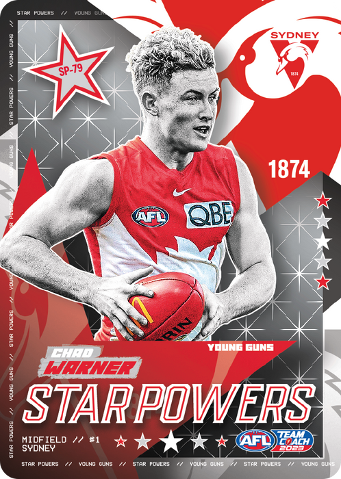 Chad Warner, Star Powers, 2023 Teamcoach AFL