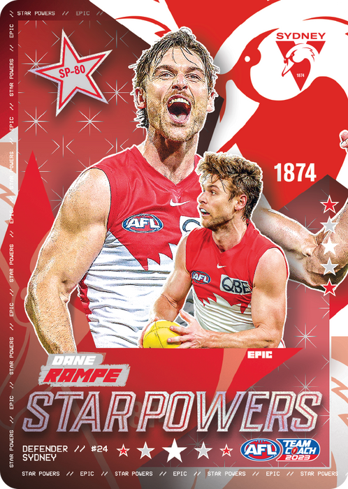 Dane Rampe, Team Star Powers, 2023 Teamcoach AFL