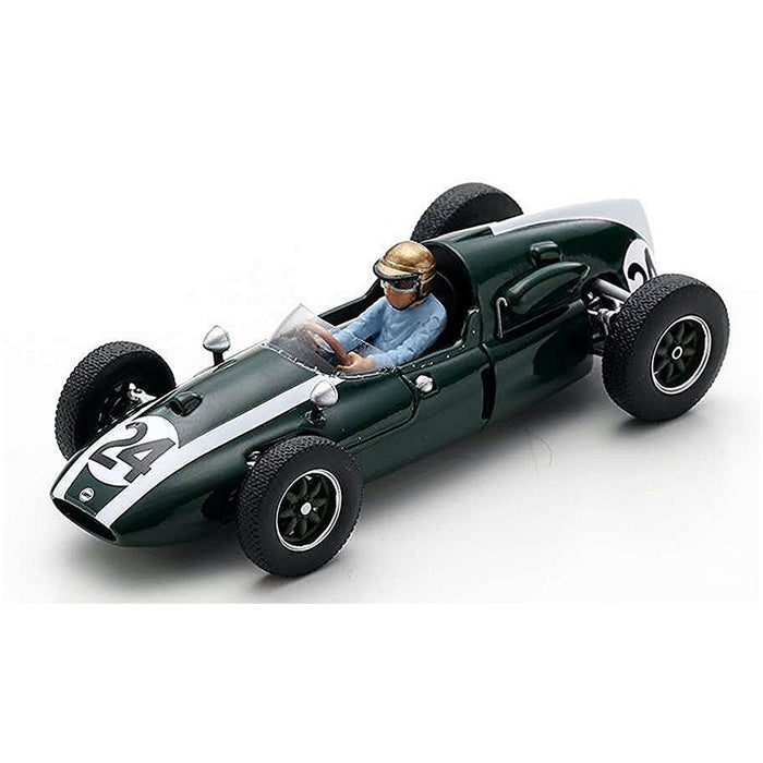 Spark SP8039, Cooper T51 No.24 Winner Monaco GP 1959 - World Champion Jack Brabham, 1:43 Scale Resin Diecast Car