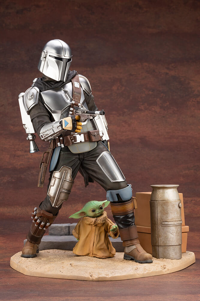 STAR WARS Mandalorian & The Child ArtFX Statue