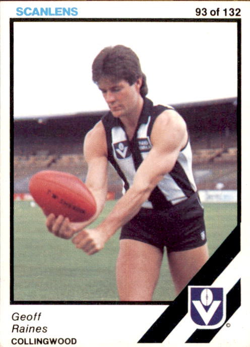 Geoff Raines, 1984 Scanlens VFL