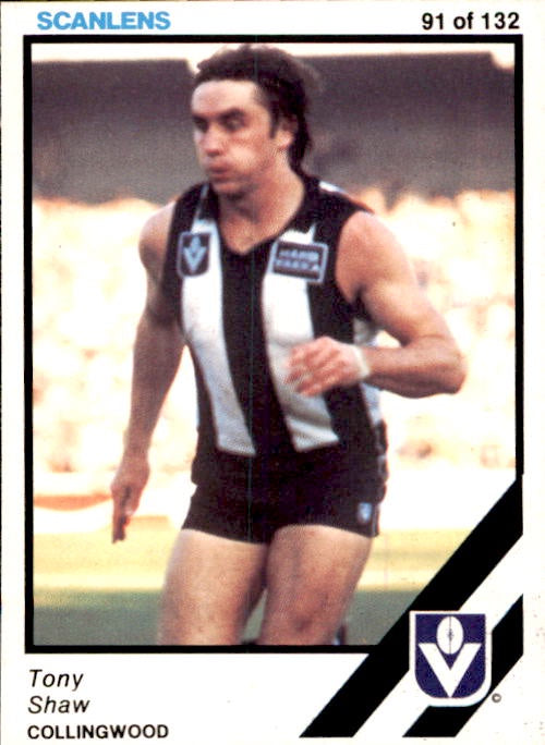 Tony Shaw, 1984 Scanlens VFL