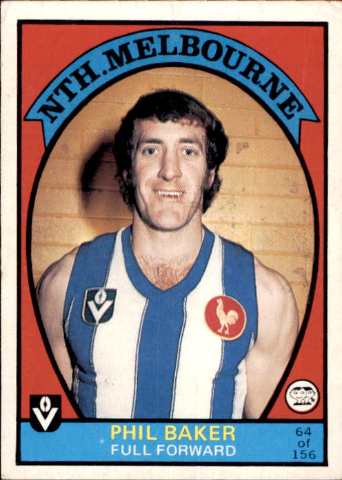 Phil Baker, 1978 Scanlens VFL
