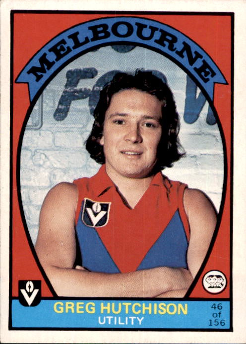 Greg Hutchison, 1978 Scanlens VFL