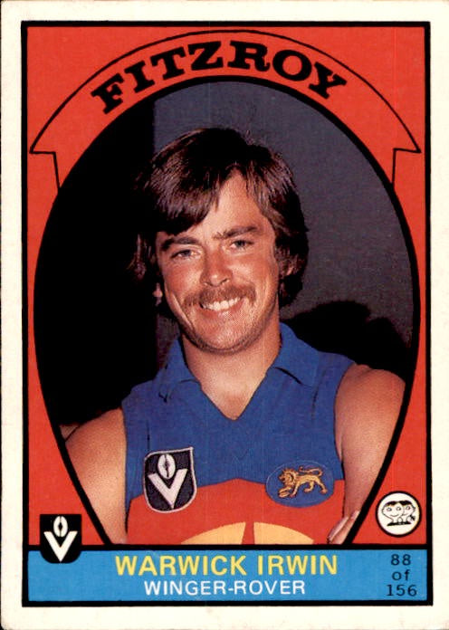 Warwick Irwin, 1978 Scanlens VFL
