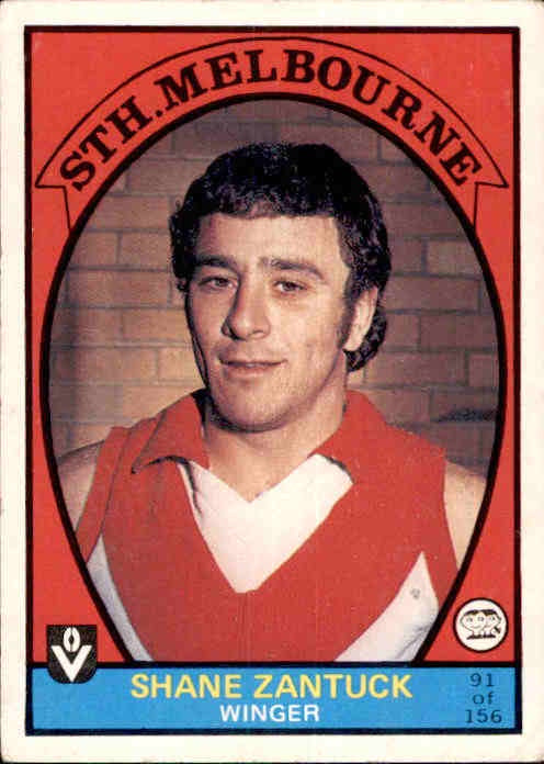 Shane Zantuck, 1978 Scanlens VFL